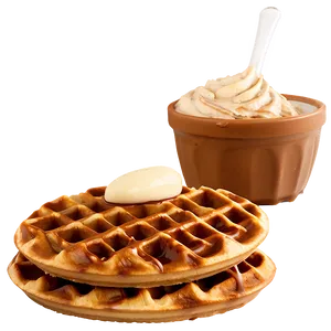 Biscoff Spread Waffle PNG Aag PNG