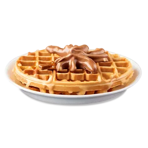 Biscoff Spread Waffle PNG Gud PNG