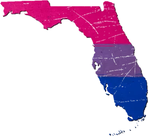 Bisexual Flag Overlay Map PNG image