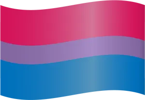 Bisexual Pride Flag Graphic PNG image