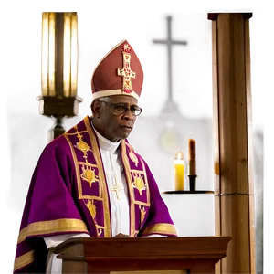 Bishop Leading Mass Png 06252024 PNG image