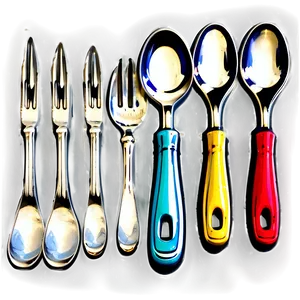 Bistro Style Utensils PNG 1