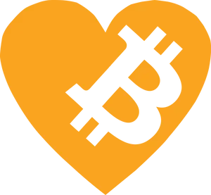 Bitcoin Love Graphic PNG image