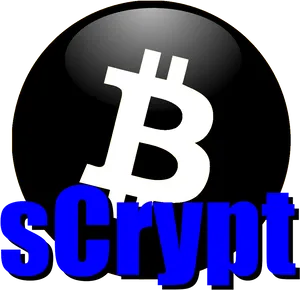 Bitcoin Script Logo Graphic PNG image