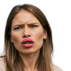 Biting Lip In Anger PNG 33