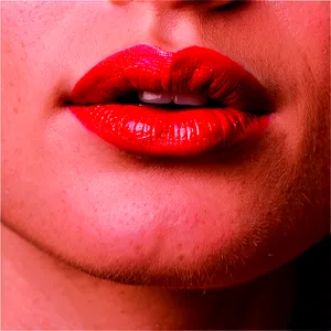 Biting Lip With Lipstick PNG 06272024