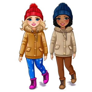 Bitmoji Winter Fashion Png 06202024 PNG image