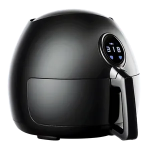 Black Air Fryer Electric Device Png 06272024 PNG image