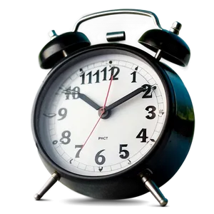 Black Alarm Clock Png 05252024 PNG image