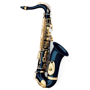 Black Alto Saxophone Png 06282024 PNG image