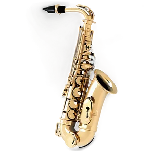 Black Alto Saxophone Png Ymf PNG image