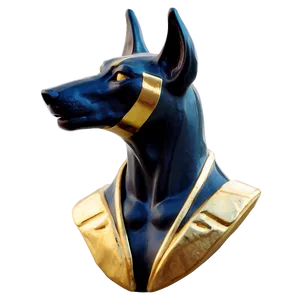 Black And Gold Anubis Png 06272024 PNG image