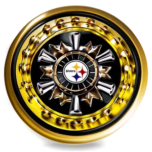 Black And Gold Steelers Logo PNG 12 PNG