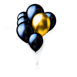 Black And Gold Wedding Balloons PNG Lkm19 PNG