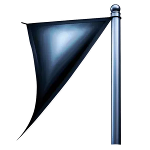 Black And Silver Banner PNG Ggv