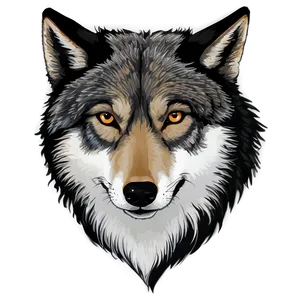 Black And White Alpha Wolf Png 06292024 PNG image