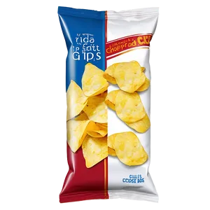 Black And White Bag Of Chips PNG 06132024