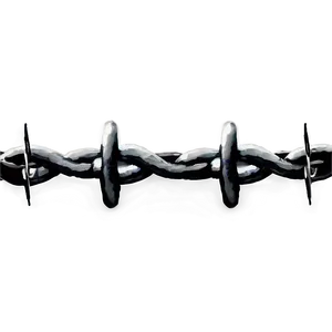 Black And White Barbwire PNG Qvr