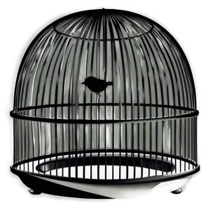 Black And White Bird Cage PNG 44 PNG