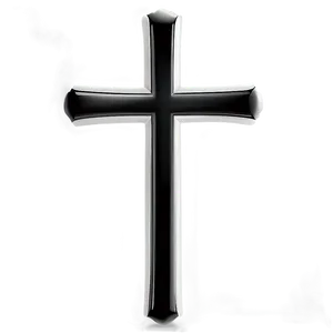 Black And White Catholic Cross PNG 7 PNG