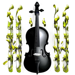 Black And White Cello Png 72 PNG image