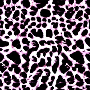 Black And White Cheetah Print PNG 05232024