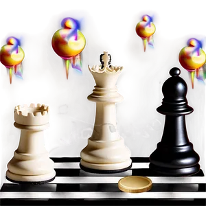 Black And White Chess Set PNG Hdd14 PNG
