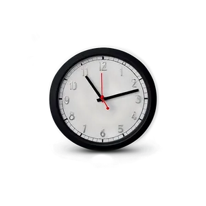 Black And White Clock Clipart PNG Fwm