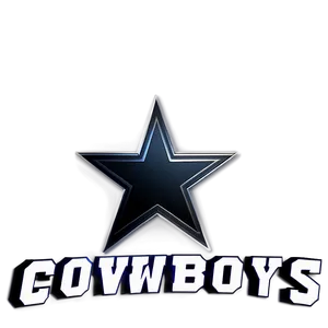 Black And White Cowboys Logo Png Hyl82 PNG image
