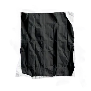 Black And White Crumpled Paper PNG Uro7 PNG