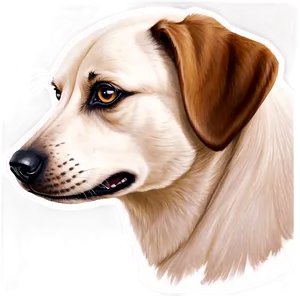 Black And White Dog Head PNG 30 PNG