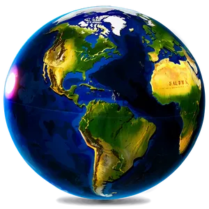 Black And White Earth Globe Png Cod PNG image