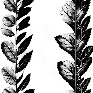 Black And White Fallen Leaves PNG Vjm79 PNG