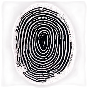 Black And White Fingerprint PNG 71