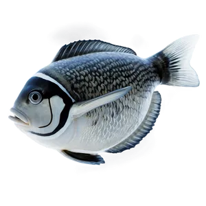 Black And White Fish Transparent PNG 05262024 PNG