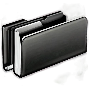 Black And White Folder Icon PNG 50 PNG