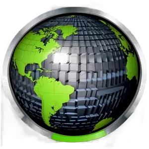 Black And White Globe Flat Design PNG 29 PNG