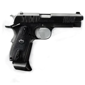 "black And White Gun PNG: Monochrome Art" Ivm