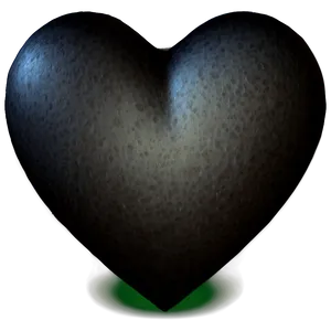 Black And White Heart Clipart PNG 48