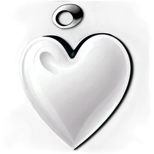 Black And White Heart Clipart Png 71 PNG image