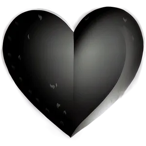 Black And White Heart Clipart Png Iyr62 PNG image