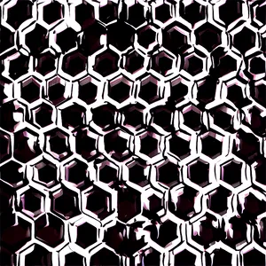 Black And White Honeycomb Pattern Png 06262024 PNG image