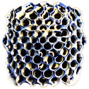 Black And White Honeycomb PNG 43