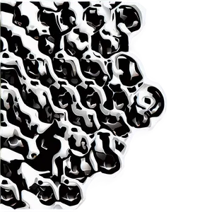 Black And White Honeycomb PNG Pxq50