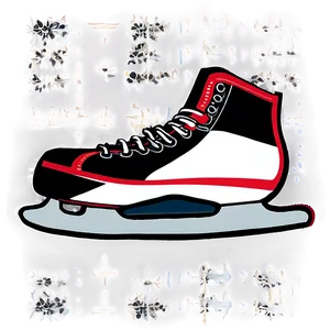 Black And White Ice Skate PNG Fvq PNG