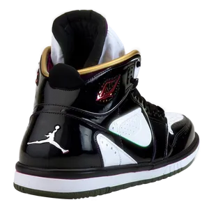 Black And White Jordan Shoes PNG Hnb