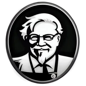 Black And White Kfc Logo PNG 61