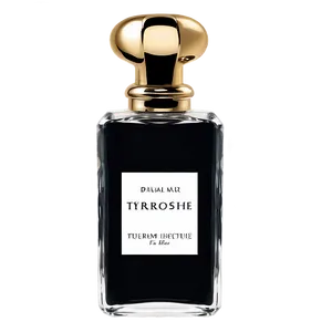 Black And White Perfume Bottle PNG Mtw81 PNG