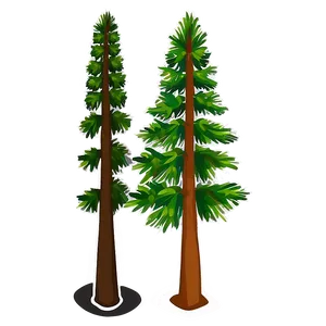 Black And White Pine Trees Png Eql69 PNG image