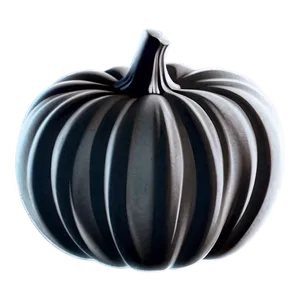 Black And White Pumpkin Silhouette PNG Mlv PNG